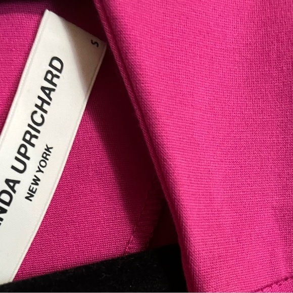 Amanda Uprichard Revolve Eclipse Ruffled Pink Mini Dress Size Small - Picture 4 of 4